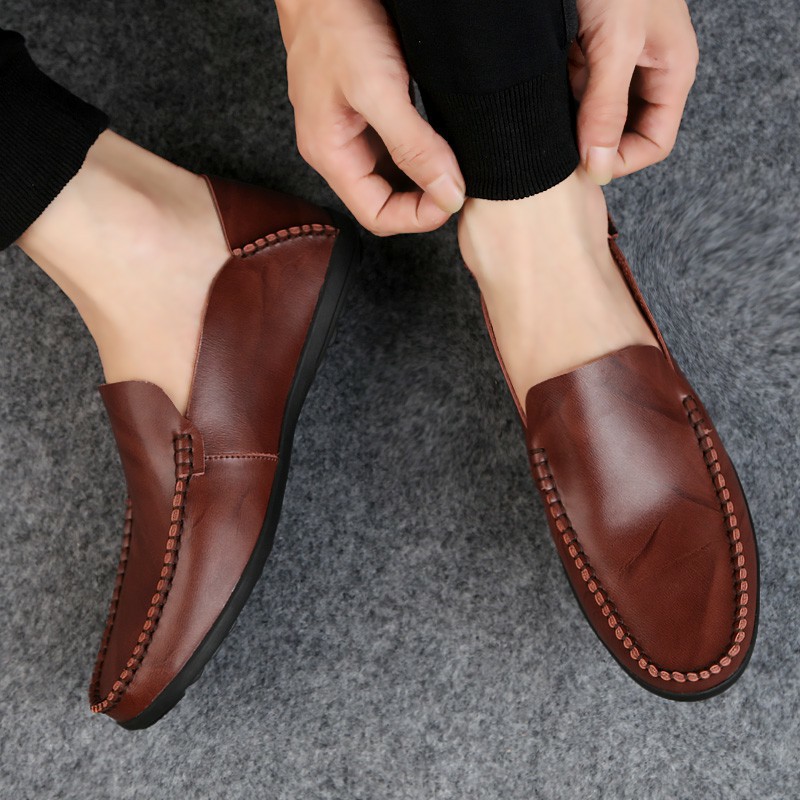 Picture of Men’s Leather Loafers – Casual Lightweight Shoes