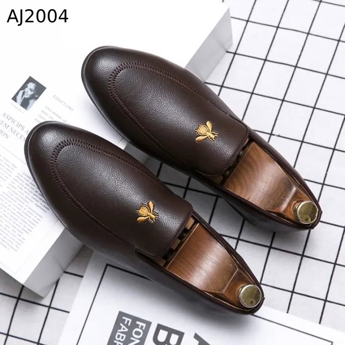 Picture of Leather Tassel Loafers - Brown